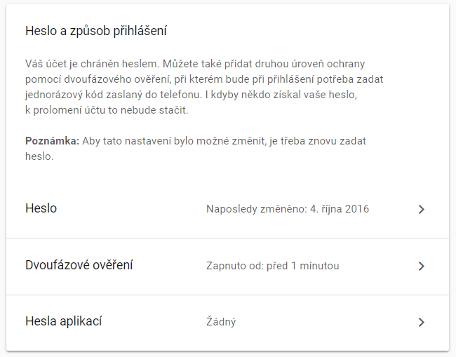 Jak přidat poštovní schránku Google do Outlooku 2016 9