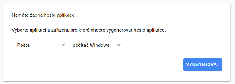 Jak přidat poštovní schránku Google do Outlooku 2016 11