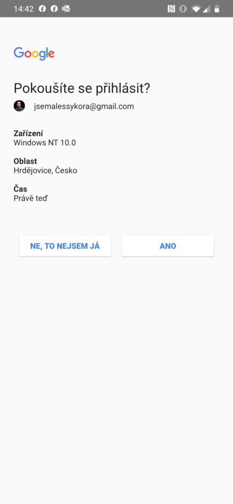 Nastavení účtu Gmail v Outlooku 8