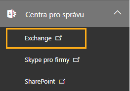 centrum pro správu exchange online