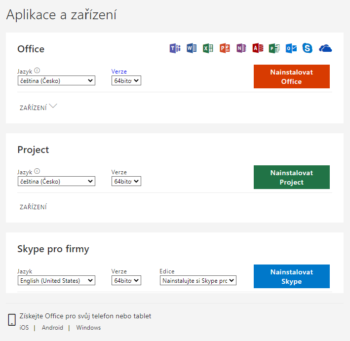 Stažení a instalace Office 365 7