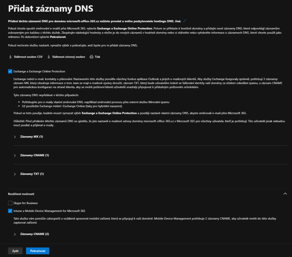 Jak přidat vlastní doménu do Microsoft Office 365 9