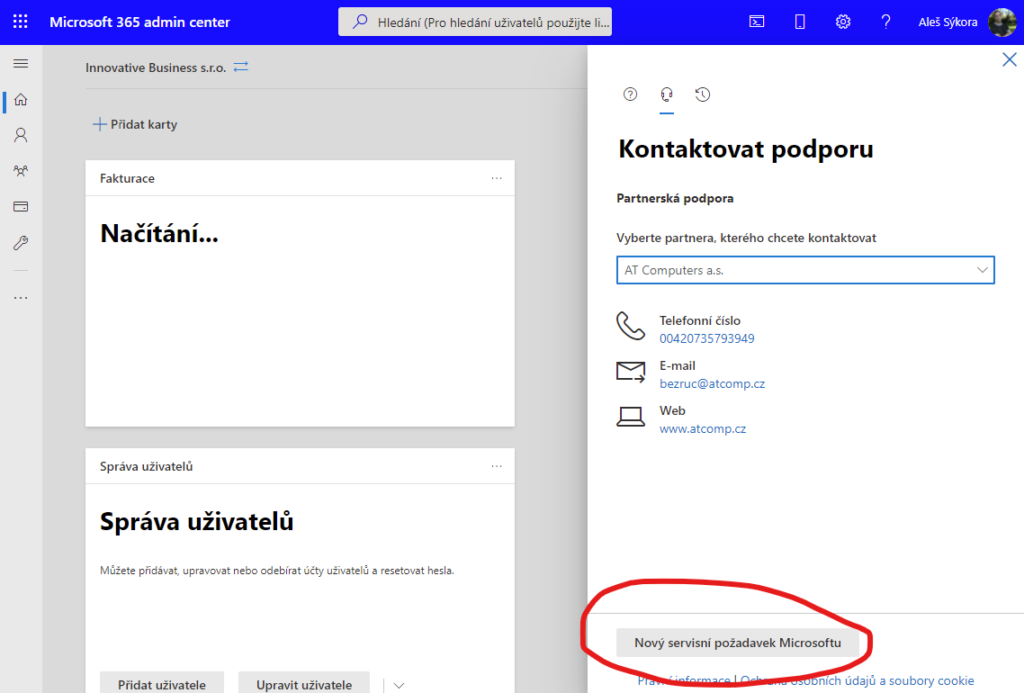 Jak používat podporu Microsoft 365 (Office 365) 150