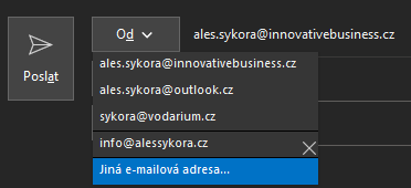 Jak použít alias pro odesílání e-mailů v Microsoft 365 Exchange Online 41