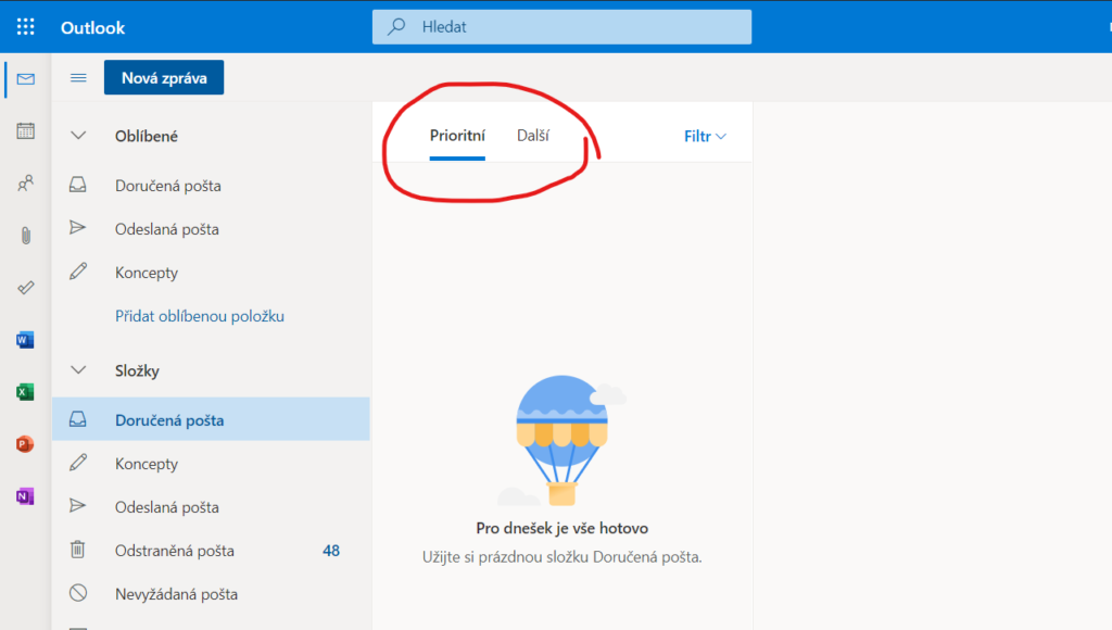 Vypnutí prioritní a další pošty v celé organizaci Microsoft 365 2 Vypnutí prioritní a další pošty v celé organizaci Microsoft 365 1