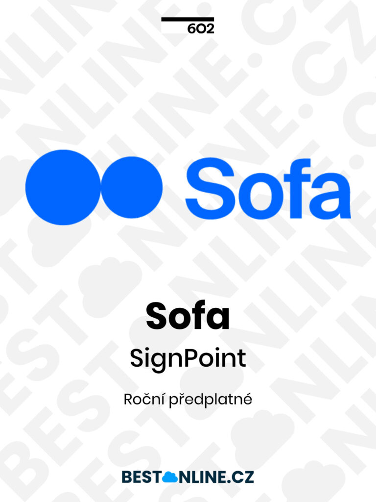 Sofa SignPoint (roční předplatné)